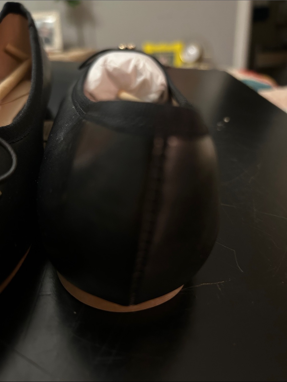 Avon Black Ballet Flats with Gold Charm Have 2 pairs - Picture 3 of 7